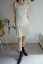 one button wrap skirt (2colors)