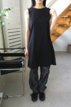back pleats mini dress (2colors)
