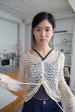 net knit top (2colors)