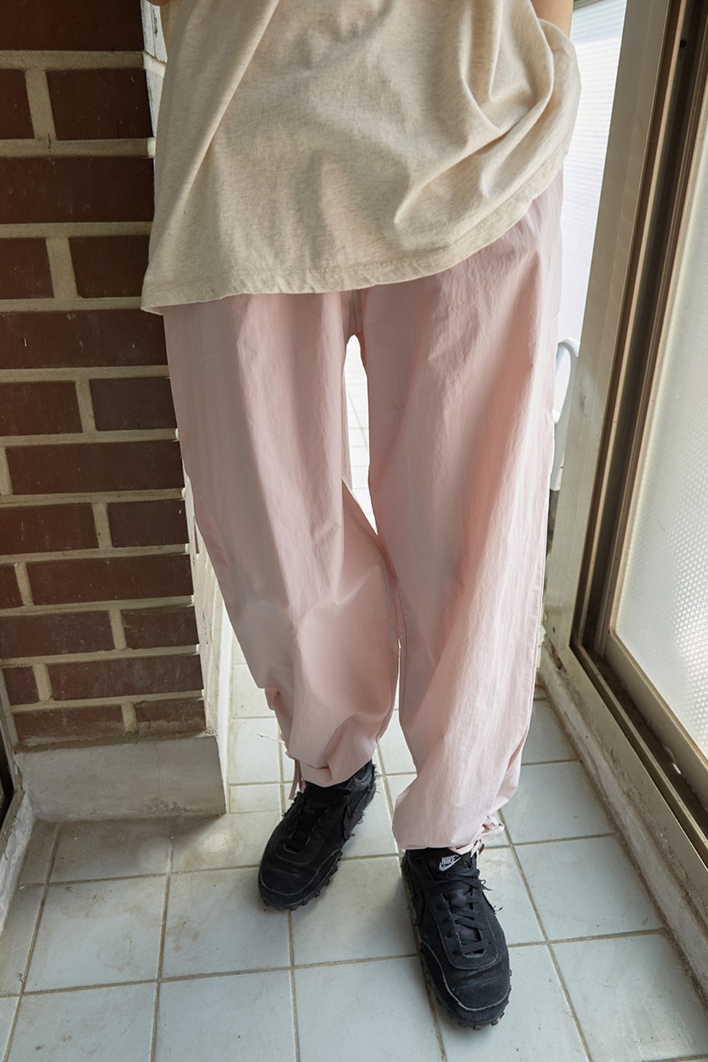 nylon 2way fit pants (4colors)