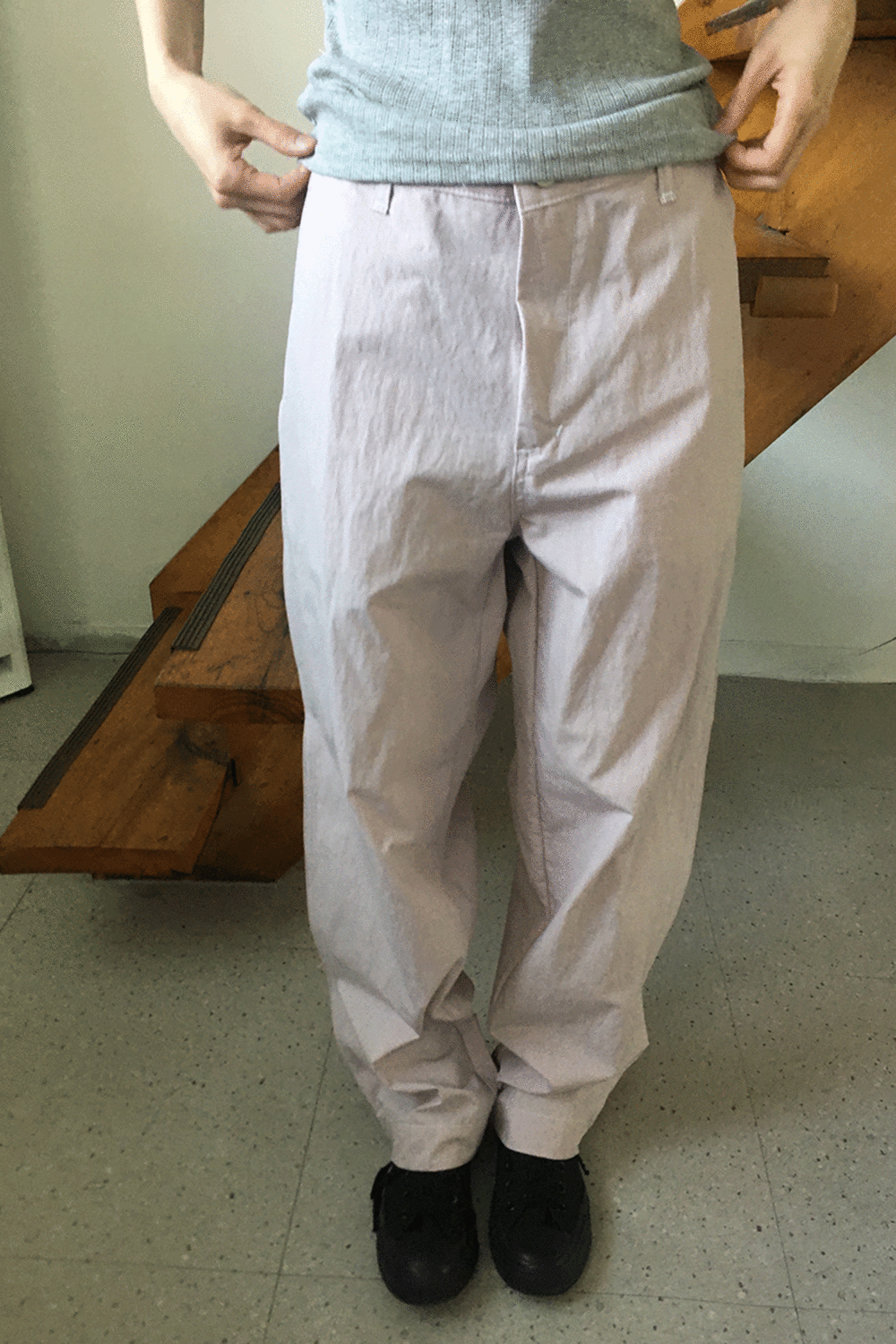 triple denim pants (3colors)