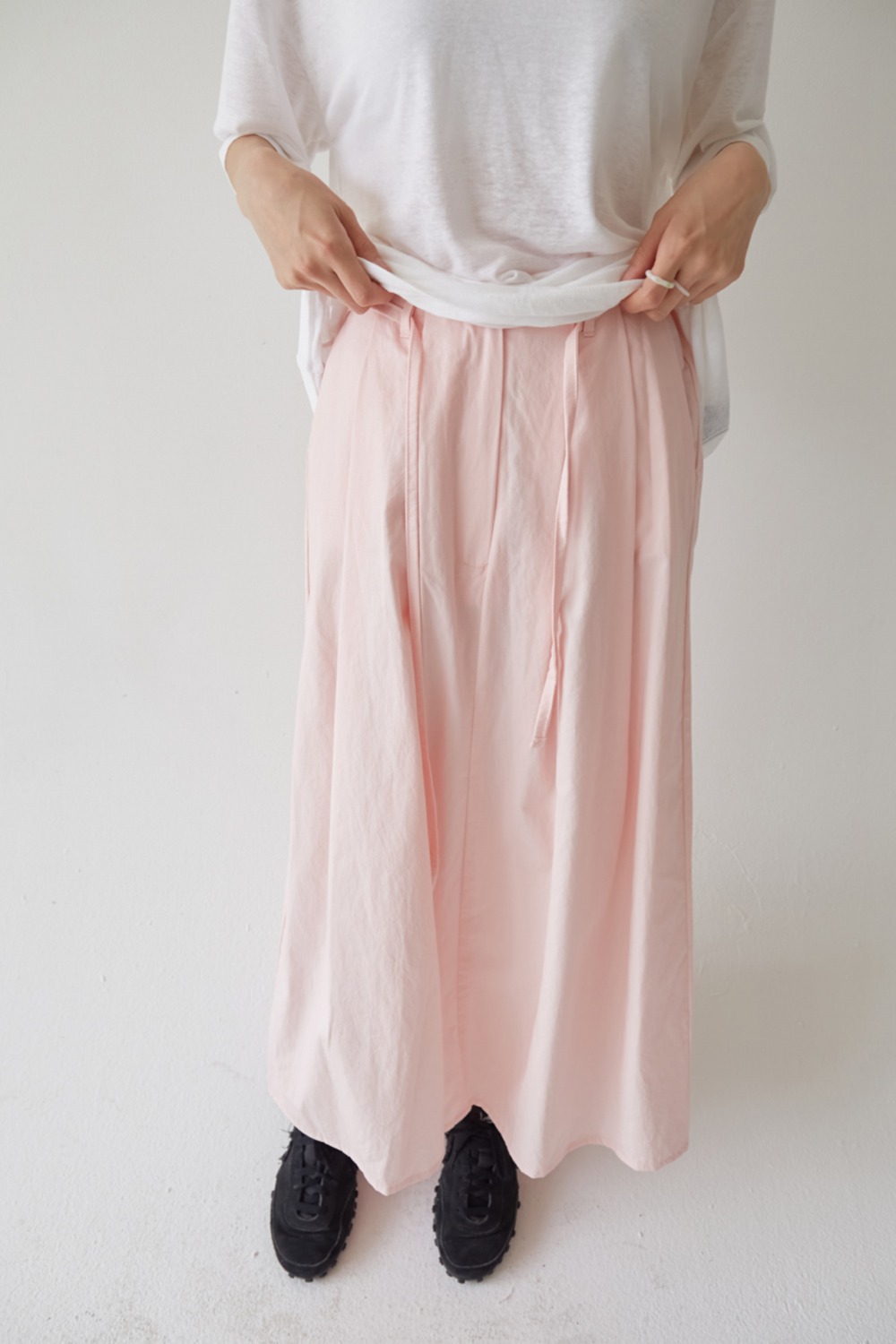 coating long skirt (3colors)
